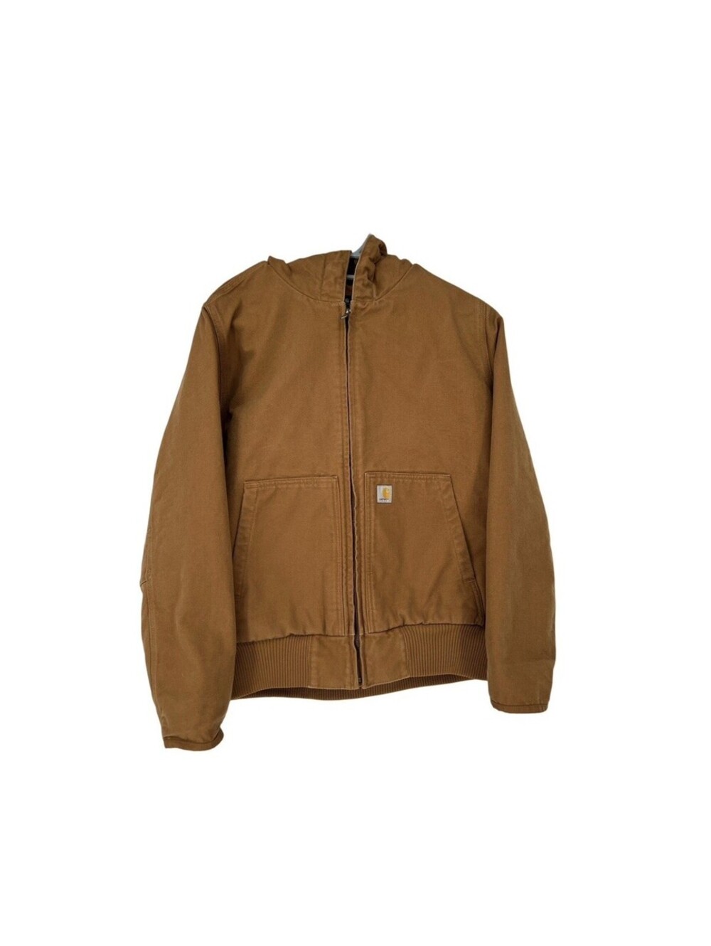 Carhartt J130-W BRN 104053 Duck Active Jacket XL Brown Quilted Lined Women's